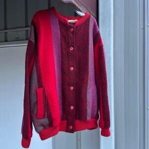 Warm New Zealand Wool button-down coat